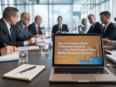 Comment convaincre un comité de direction d'investir dans un produit saas quand le chiffre d'affaires est incertain