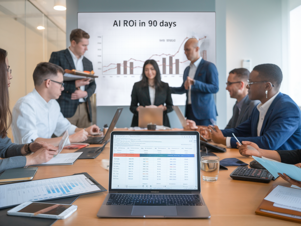 Comment prouver en 90 jours le retour sur investissement d’un projet d’intelligence artificielle dans votre force de vente