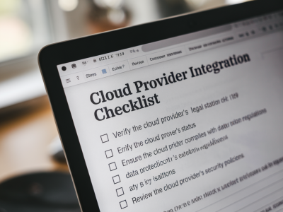 Quel processus légal vérifier pour intégrer un fournisseur cloud sans bloquer vos contrats commerciaux